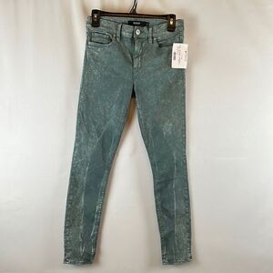 Hudson Nico Acid-Wash Mid-Rise Super Skinny Jeans- Size 27- NWOT